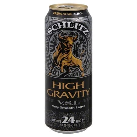 Schlitz High Gravity Yellow Bull 24oz Can