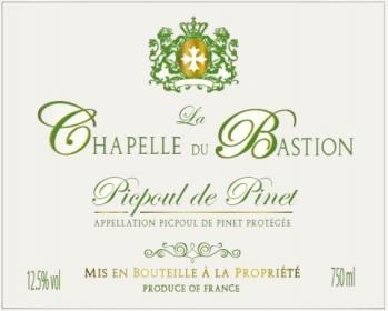La Chapelle du Bastion - Picpoul de Pinet NV